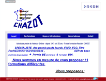 Tablet Screenshot of ffrchazot.com